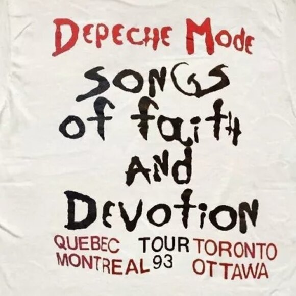 Depeche Mode 1993 Devotional Tour 2 Sided Rock Band Graphic Music Fan Gift Tee79 - Picture 3 of 6
